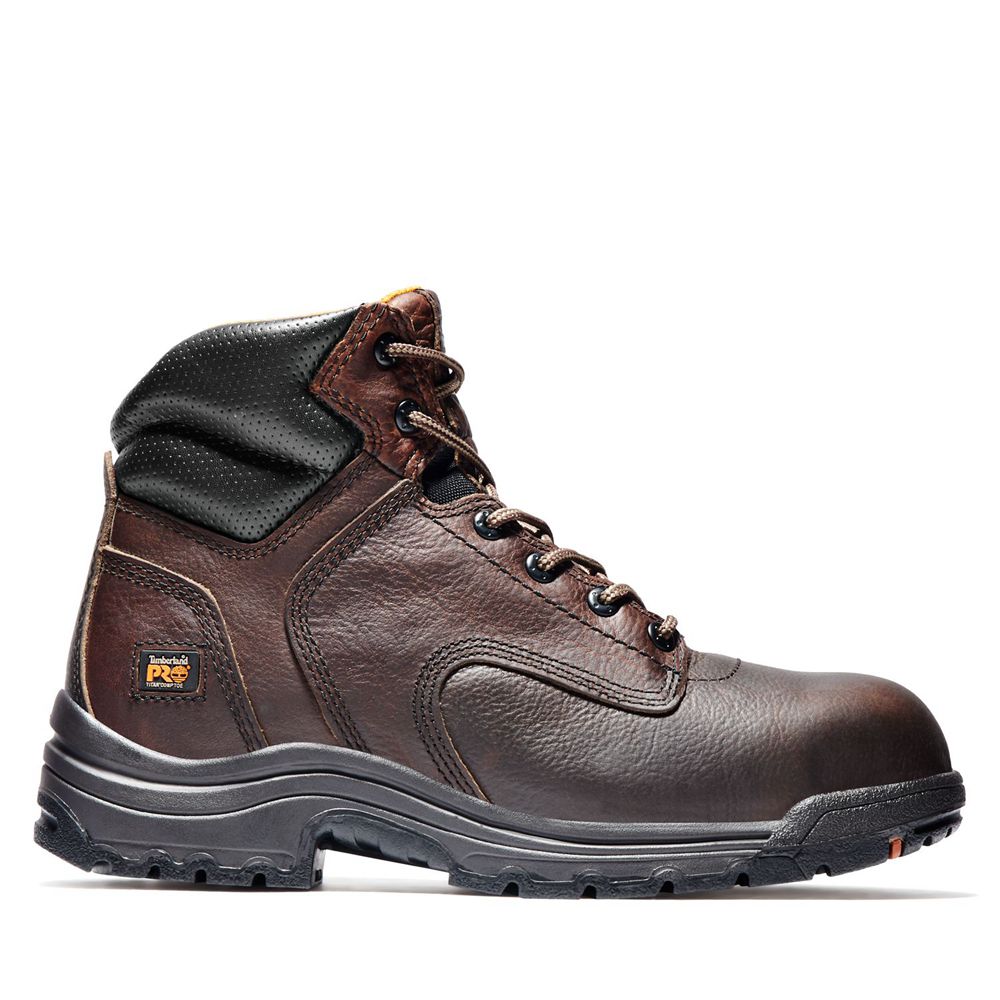 Botas de Trabajo Masculino - Timberland Pro® Titan® 6" Comp Toe - NRWVP3297 - Marrom